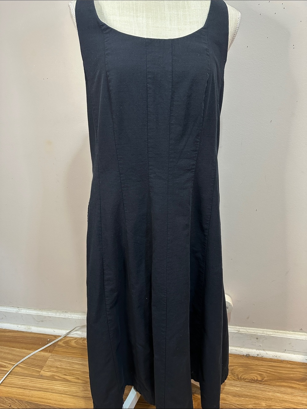 a new day Black Sleeveless A-Line Dress